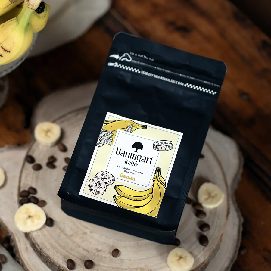 Kawa Smakowa Bananowa mielona 200g 100% Arabica