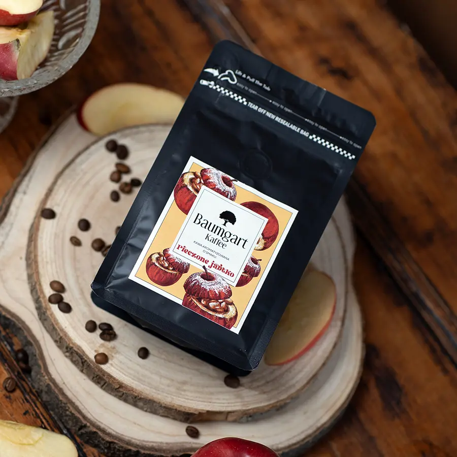 Kawa Smakowa Pieczone Jabłko mielona 200g 100% Arabica